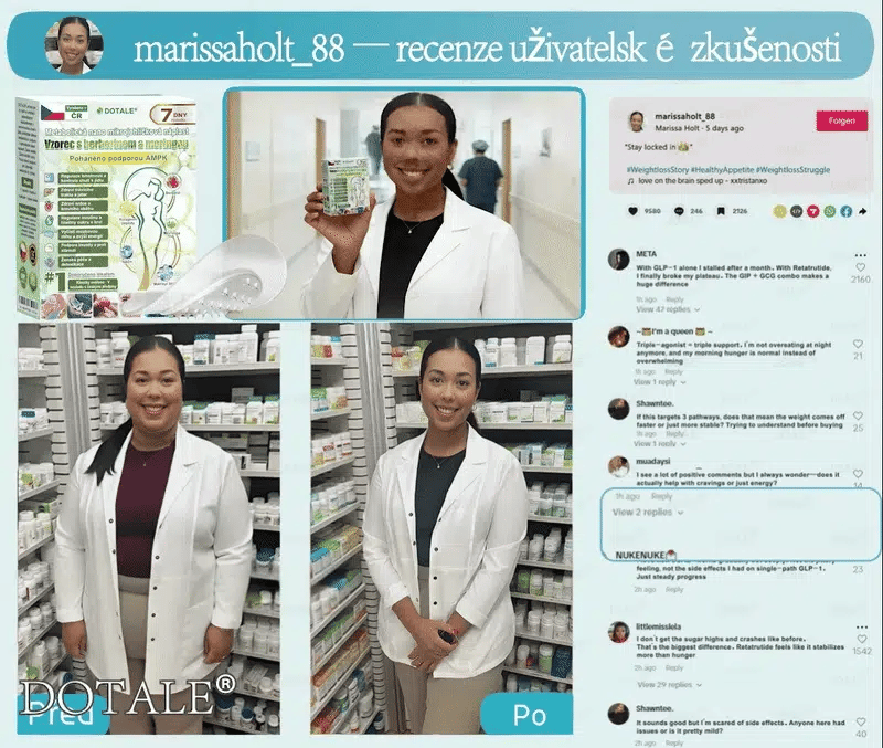 𝑫𝑶𝑻𝑨𝑳𝑬® metabolická nano mikrojehličková náplast 🧑‍⚕️ (Pouze jednou denně, viditelné výsledky již do 7 dnů!) ✅ Formule Berberin + Moringa, ideální při nadváze, nedokonalostech pokožky, diabetu, spánkové apnoe a kloubních potížích 💥💥