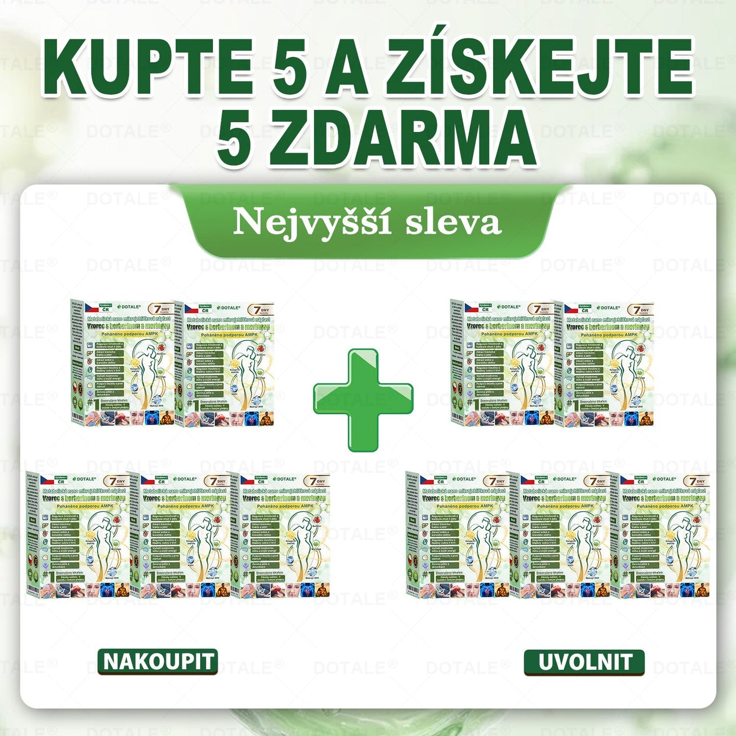 𝑫𝑶𝑻𝑨𝑳𝑬® metabolická nano mikrojehličková náplast 🧑‍⚕️ (Pouze jednou denně, viditelné výsledky již do 7 dnů!) ✅ Formule Berberin + Moringa, ideální při nadváze, nedokonalostech pokožky, diabetu, spánkové apnoe a kloubních potížích 💥💥