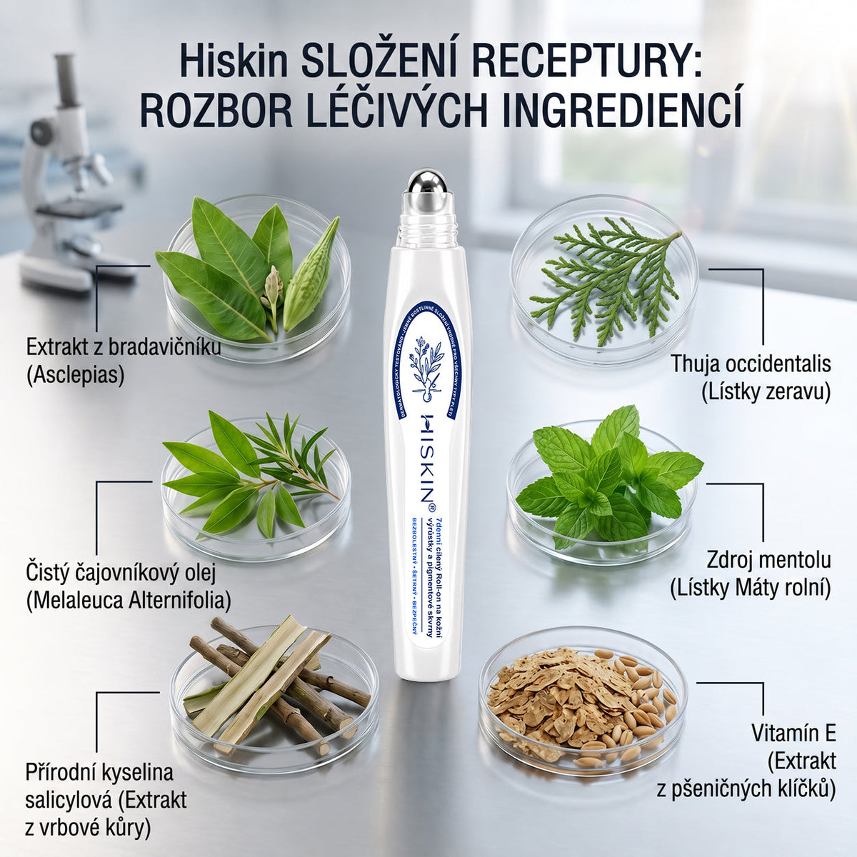 Oficiální značkový obchod | 🐬Hiskin® 7denní odstraňovač skvrn a pigmentových skvrn (Bezbolestný rollerball bez jizev)